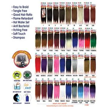 Pre-Stretched X-Pression 3X Ghana Braids 60" - Easy Braiding