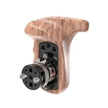 SMALLRIG Right Side Wooden Grip with Rosette Bolt-On Mount - 2083