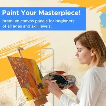 YOURSORTER Canvas Boards for Painting Classic 11x14 Inch, 4 Pack Painting Canvases for Art Beginners, 100% Cotton Paint Canvas Panels Blank, Gesso Primed Acid-Free for Acrylic, Oil & Other Paints