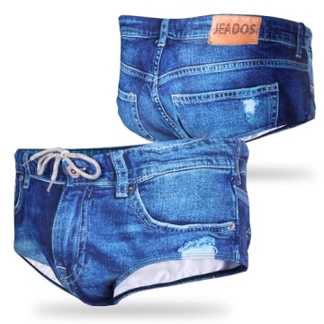 Jeados Dong Sarong Men's Denim Print Swim Brief
