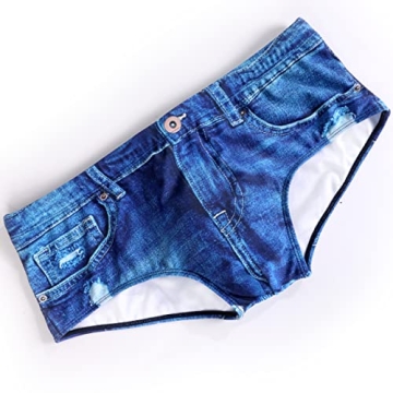 Jeados Dong Sarong Men's Denim Print Swim Brief