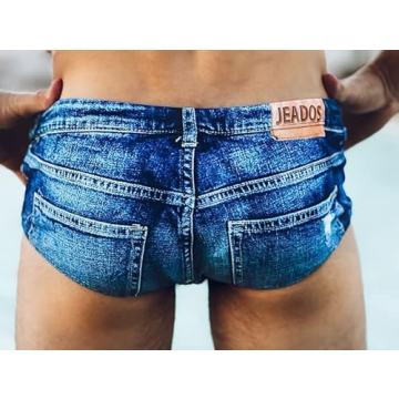 Jeados Dong Sarong Men's Denim Print Swim Brief