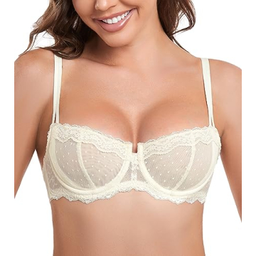DotVol Push Up Lace Underwire Multiway Bra for Women