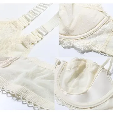 DotVol Push Up Lace Underwire Multiway Bra for Women