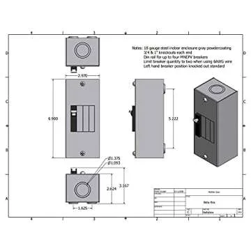 MidNite Solar MNBABYBOX Baby Box Enclosure