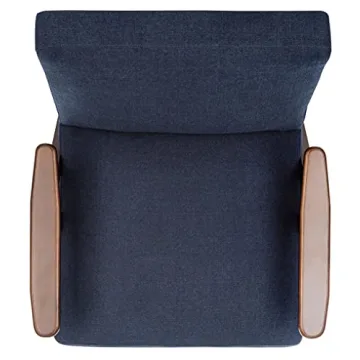 Chic SAFAVIEH Emyr Navy Accent Arm Chair for Homes