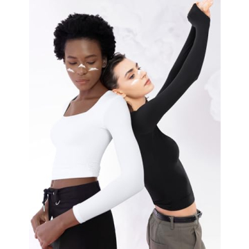 PUMIEY Long Sleeve Shirts for Women - Fall Fashion Tops