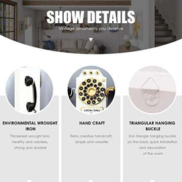 Antique Rotary Dial Phone - Vintage Decor for All Spaces