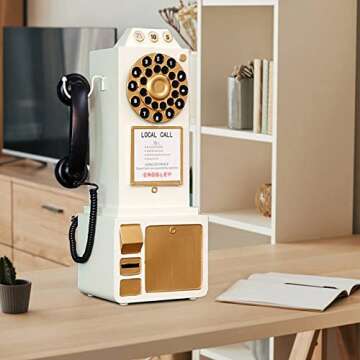 Antique Rotary Dial Phone - Vintage Decor for All Spaces