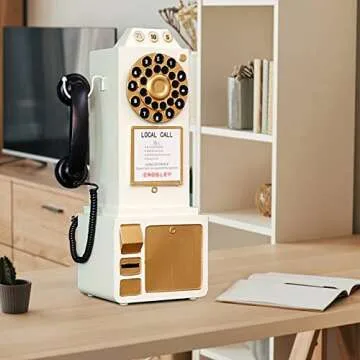 Antique Rotary Dial Phone - Vintage Decor for All Spaces
