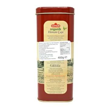 Caykur Organic Hemsin Turkish Black Tea, 400 Gr - Authentic Quality in Metal Can
