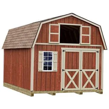 Best Barns Millcreek 12' X 20' Wood Shed Kit – Durable Outdoor Storage Solution