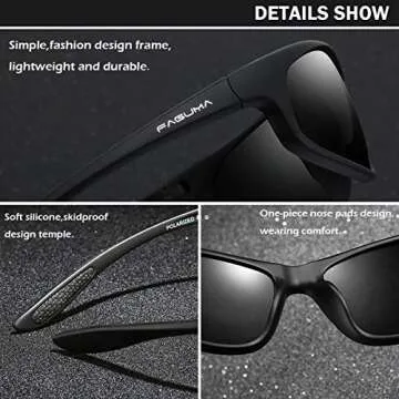FAGUMA Sports Sunglasses UV400 Polarized Adventure Gear