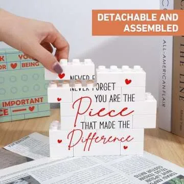 Inspirational Thank You Plaque Gifts for Teachers and Coworkers