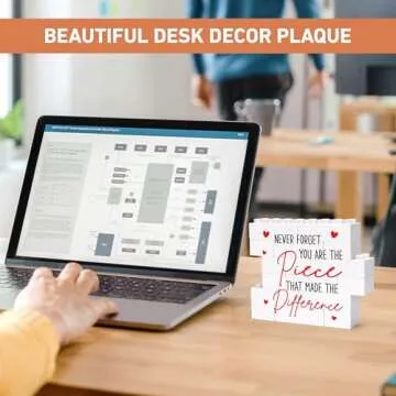 Inspirational Thank You Plaque Gifts for Teachers and Coworkers