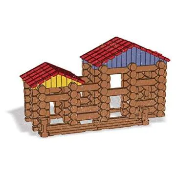 Lincoln Logs Centennial Edition Tin Amazon Exclusive-150+ Pieces-Real Wood-Ages 3+-Best Retro Building Gift Set for Boys/Girls-Creative Construction Engineering-Top Blocks Kit-Preschool Education Toy,Bronze