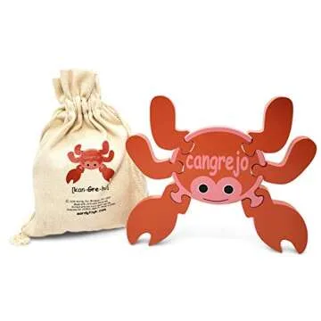 The Wordy Sea Bilingual Puzzle Set for Toddlers