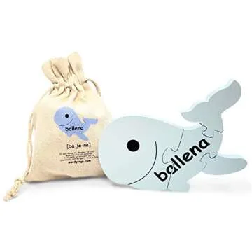 The Wordy Sea Bilingual Puzzle Set for Toddlers