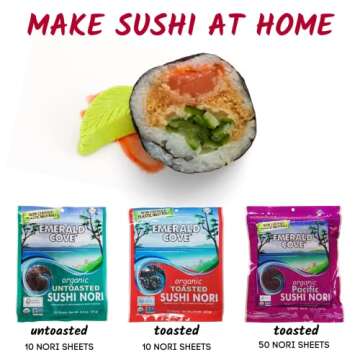 Premium Organic Toasted Nori Sheets for Healthy Sushi
