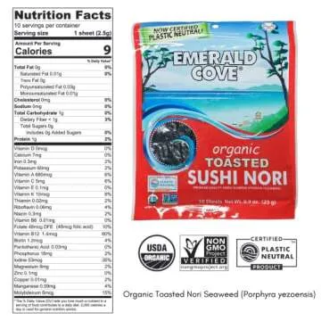 Premium Organic Toasted Nori Sheets for Healthy Sushi
