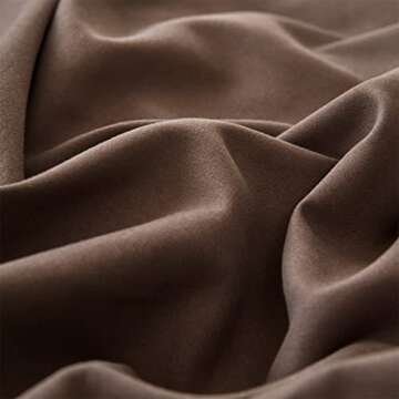Houseri Brown Full Size Comforter Set-3 Pieces Mocha Chocolate Bedding Sets Soft Comfy Teen Boys Chestnut Colored Comforters Lightweight All Seasons Vintage Dark Brown Farmhouse Bed Blanket Quilt Full