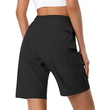 Women's Lightweight Hiking Shorts Quick Dry Water Resistant Cargo