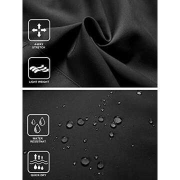 Women's Lightweight Hiking Shorts Quick Dry Water Resistant Cargo