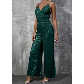Cosygal Women's Sequin Jumpsuit for Stylish Outings
