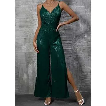Cosygal Women's Sequin Jumpsuit for Stylish Outings