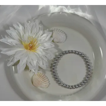 Permanent Bracelet - Gray Akoya Freshwater Pearl Bracelet