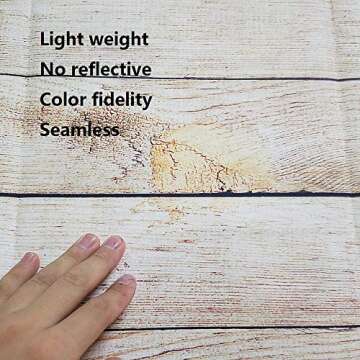 KonPon Wood Backdrop Photography Background For Stunning Photos