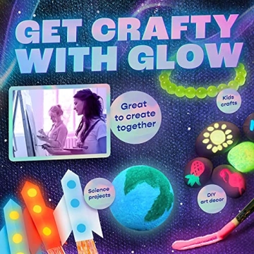 Neon Nights Glow in The Dark Neon Acrylic Paint Set of 8