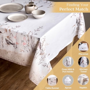 Maison d' Hermine Cotton Table Cloth 60 x 108 Inches
