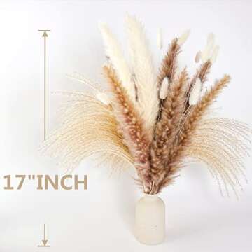 Natural Dried Pampas Grass Decor for Elegant Home Styling