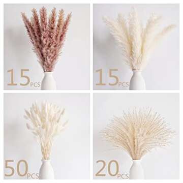 Natural Dried Pampas Grass Decor for Elegant Home Styling