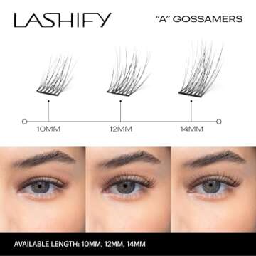 Lashify Amplify 12mm Gossamer Eyelash Extensions Refill