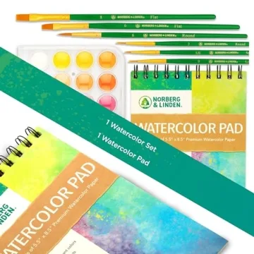 Norberg & Linden Watercolor Set - 36 Premium Paints