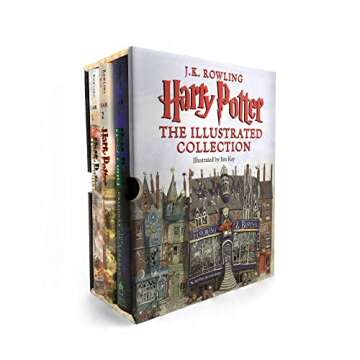 Harry Potter Illustrated Books 1-3 Box Set Magical Gift