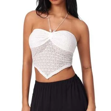 CIDER Halter Tops for Women - Elegant Summer Style