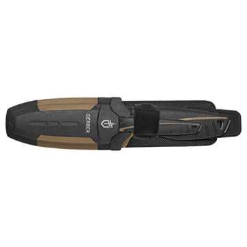 Gerber Gear Myth Field Dress Kit - 2-Piece Hunting Knife Set - EDC Gear and Equipment - Brown