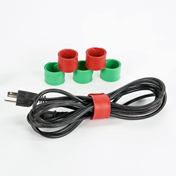 Silicone Holiday Flip Wraps - Organize Gift Wrap & Cords