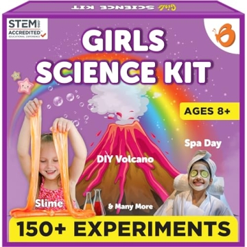Butterfly EduFields 150+ Girls Science Kit for Kids 8-12 | Fun STEM Learning