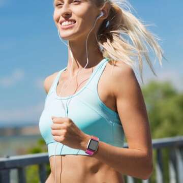 WJK Compatible with Apple Watch Bands for women 44mm 38mm 41mm 40mm 45mm 46mm 49mm, Nylon Solo Strap Compatible with Apple Watch Band Series 10 9 8 7 6 5 4 3 2 1, iWatch for Ultra 2 SE 2