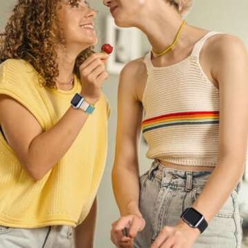 WJK Compatible with Apple Watch Bands for women 44mm 38mm 41mm 40mm 45mm 46mm 49mm, Nylon Solo Strap Compatible with Apple Watch Band Series 10 9 8 7 6 5 4 3 2 1, iWatch for Ultra 2 SE 2