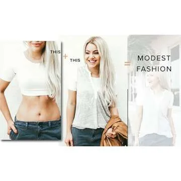 HALFTEE Cap Sleeve Layering Tee | Demi Cami for Women & Teens | Cute Crop Top | White - Large