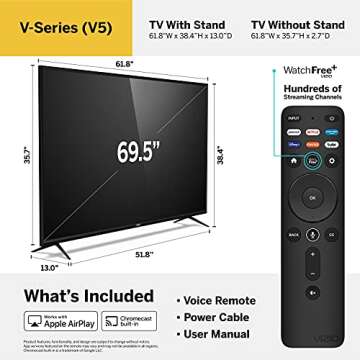VIZIO 70-Inch V-Series Smart TV with Dolby Vision HDR