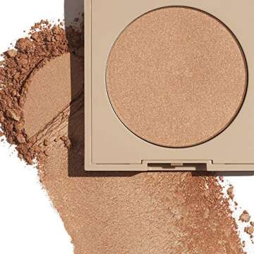 ILIA - DayLite Highlighting Powder | Non-Toxic, Cruelty-Free, Buttery Soft, Metallic Finish Provides an Instant Glow for All Skin Types (Starstruck, 0.23 oz | 6.6 g)