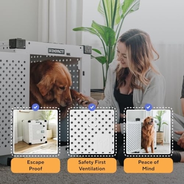 Impact Indestructible Dog Crate for Escape Artists - 30"