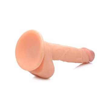 Pop Peckers Inch Dildo with Balls - Light