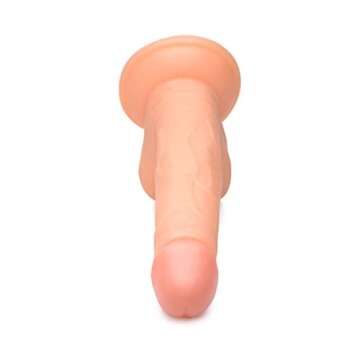 Pop Peckers Inch Dildo with Balls - Light